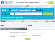 Tablet Screenshot of nieuwbouw-haarlem.nl